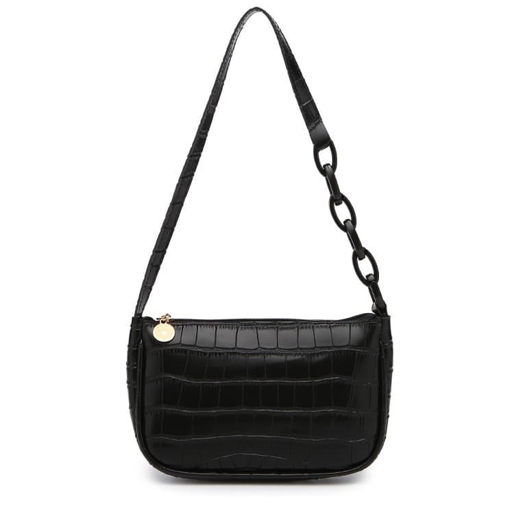 Underarm bag, one-shoulder bag, crocodile print, internet celebrity 5