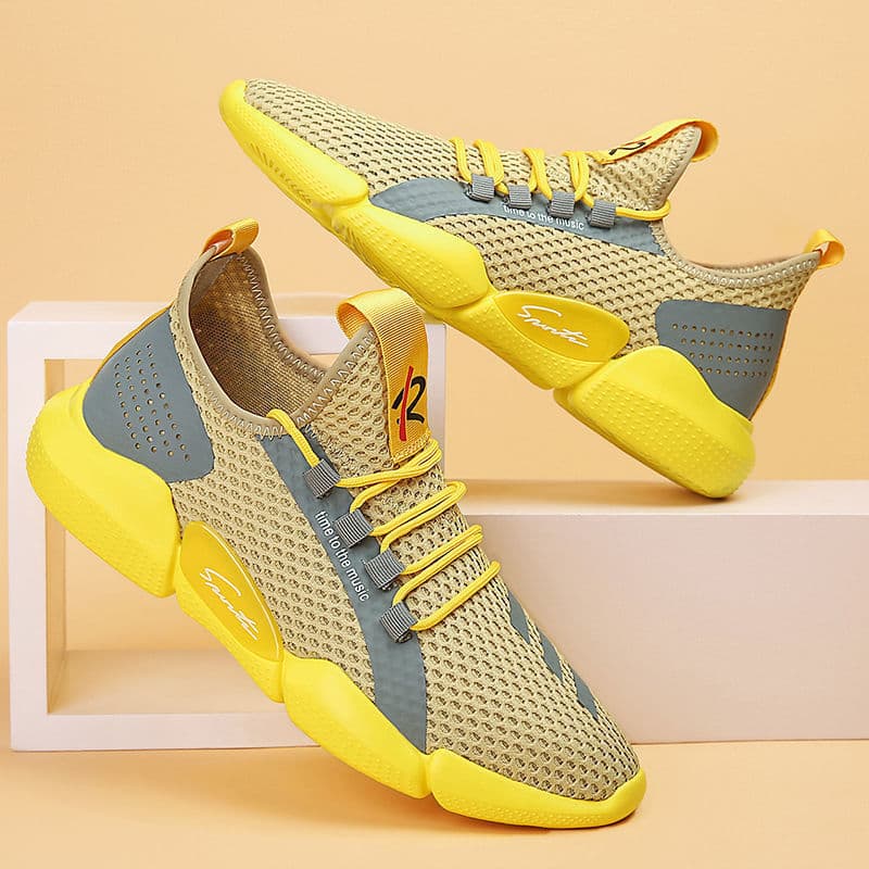 Cloth summer running sneakers for leisure, made with flyknit technology, summer 2026 4