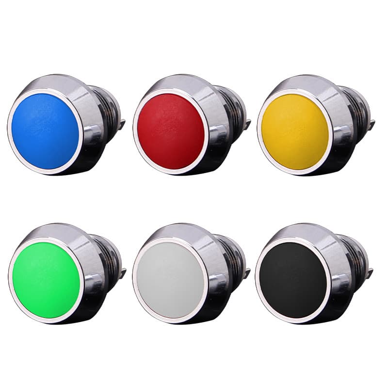 Button, spherical waterproof switch key, 12mm, color 5