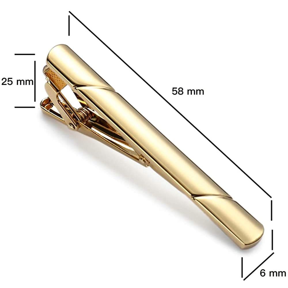 (Cross-border trading), men's glossy high-end tie stainless steel, light luxury style 2