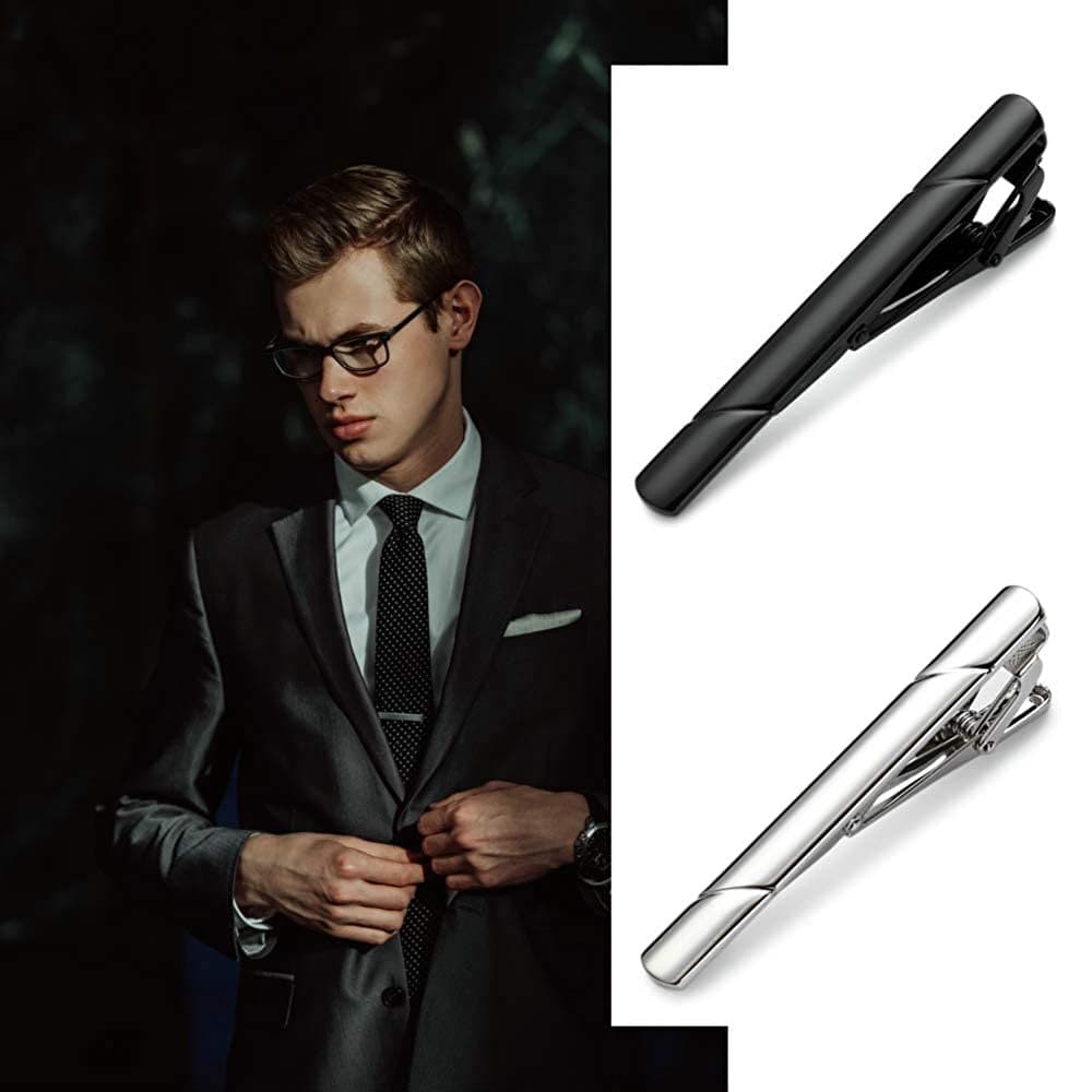 (Cross-border trading), men's glossy high-end tie stainless steel, light luxury style 3
