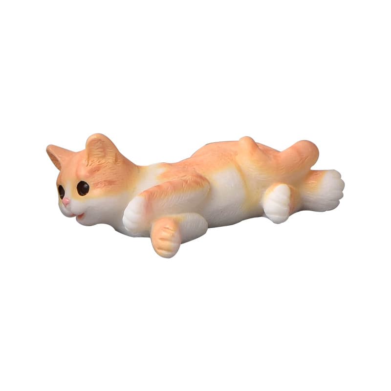 Micro landscape, creative cartoon cute resin decor, animal model with accessories, kitten 5