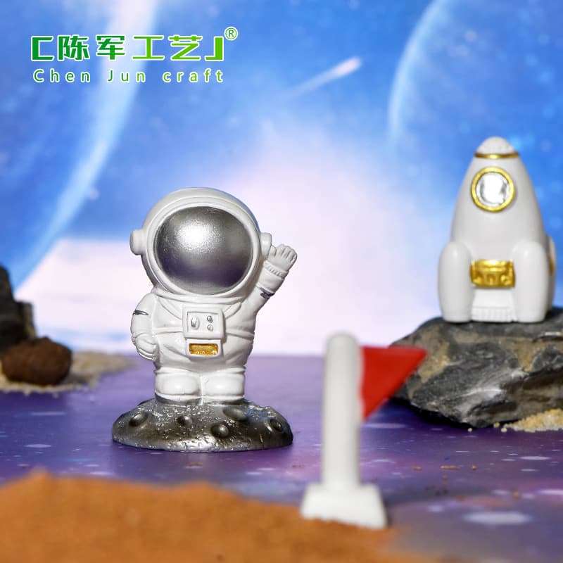 Astronis Astronauts Creative Home Decoration Resin Small ornaments Cake Baking Decoration Decoration Crystal Ball Accessories 4