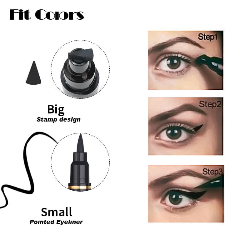 (Cross-border trading), seal, eye pencil, triangular double-sided liner, no smudge 4