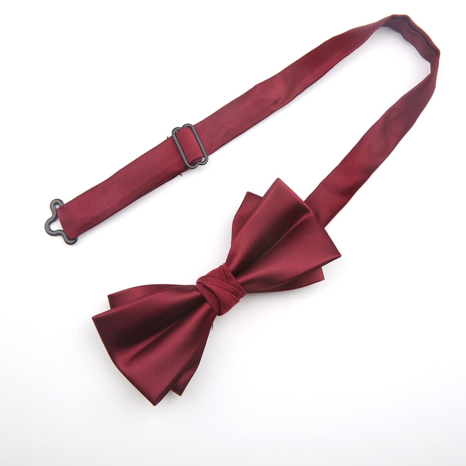 Black white fuchsia bow tie with bow, polyester, Korean style 5