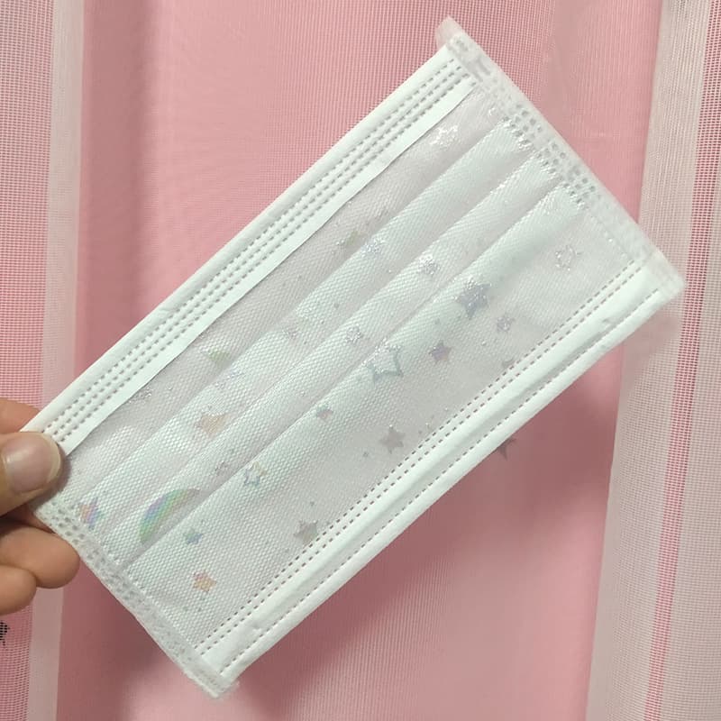 Disposable mask logo printing pattern text company publicity activity hot printing printing and positioning printing manufacturers 3