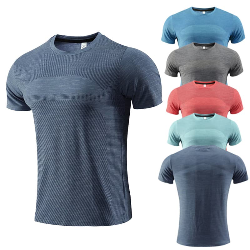 Summer sports quick dry short sleeve T-shirt for leisure for gym for training, European style, for running