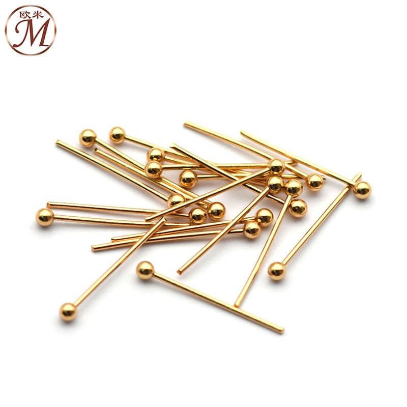 Beading needle stainless steel, round beads, golden accessory, accessories, DIY 2