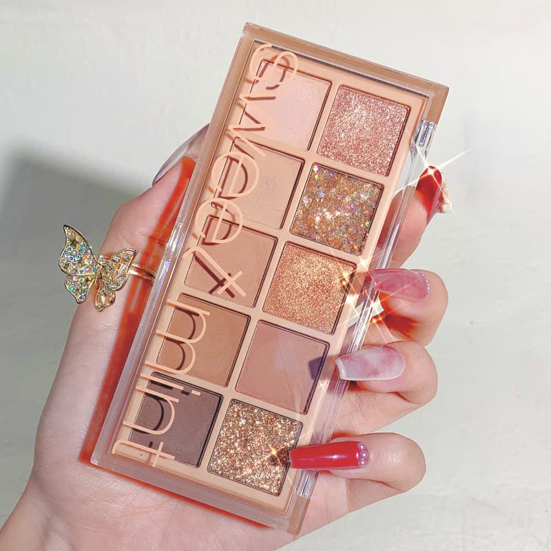 Sweet Mint Ten Color Eye Shadow Disk Pearl Light Demon Flash Student Party Daily Pumpkin Cement Daida Site 3