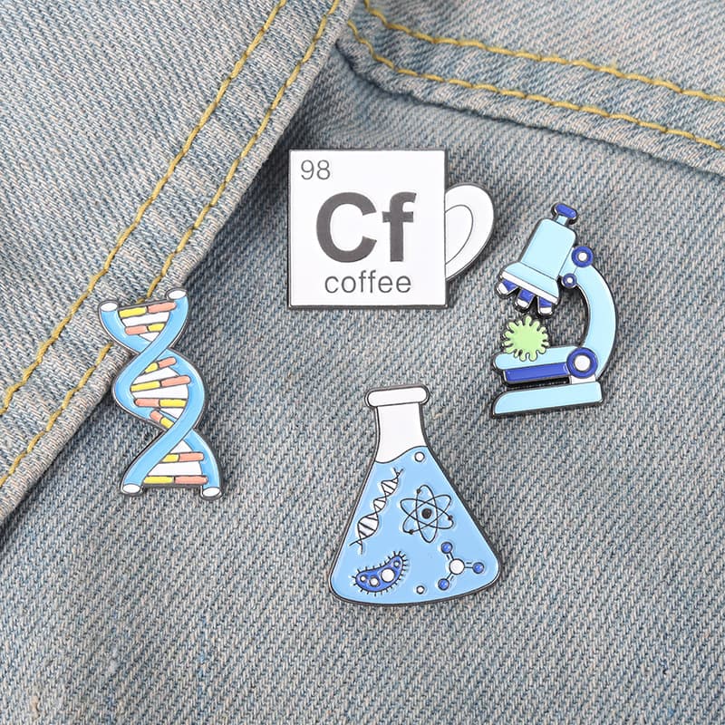 (Wholesale), creative chemical metal poster, brooch, pack, (Physicals) 2