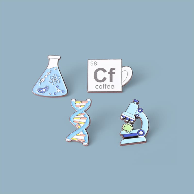 (Wholesale), creative chemical metal poster, brooch, pack, (Physicals)