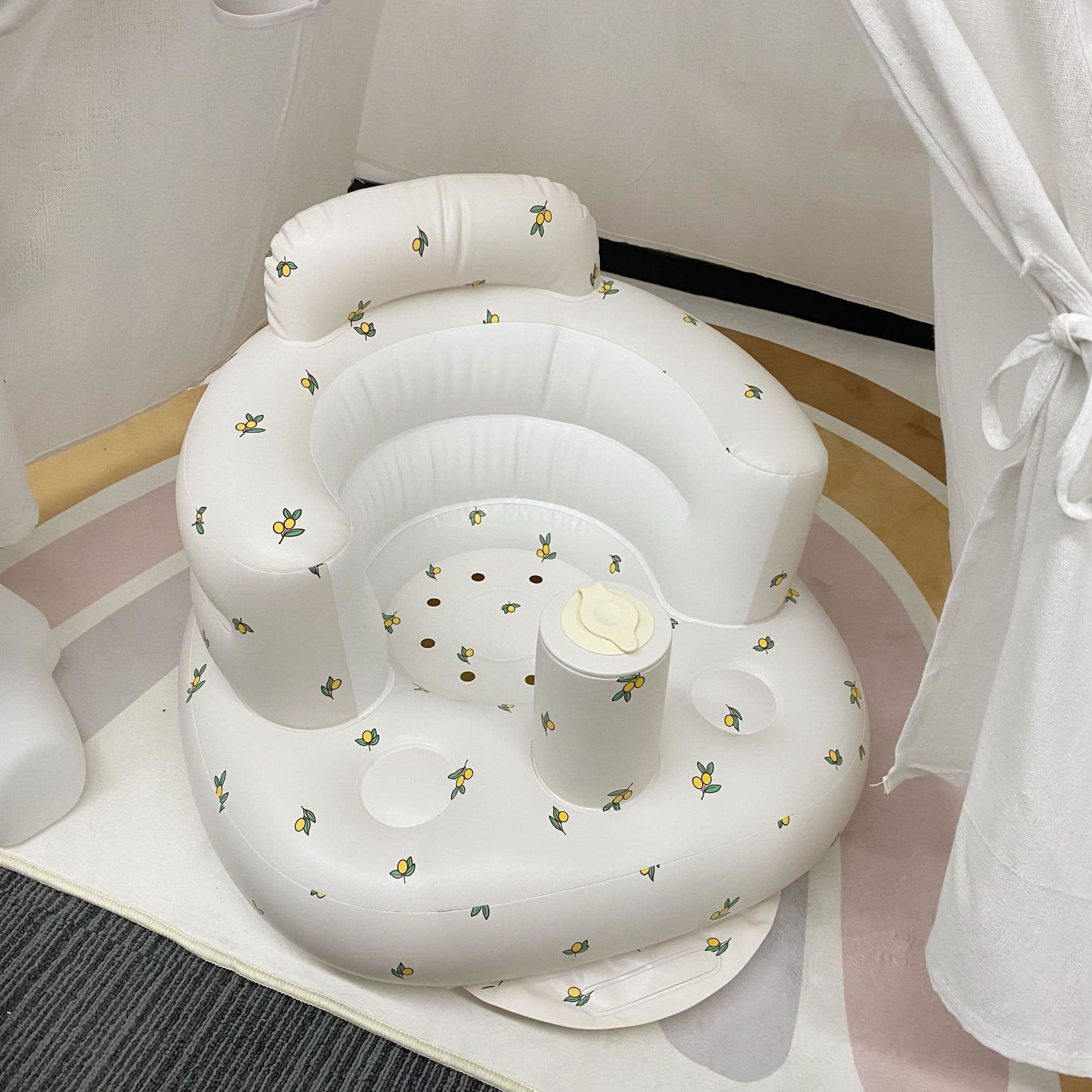 Children's chair, inflatable sofa, 2022 collection, Korean style, fall protection 4