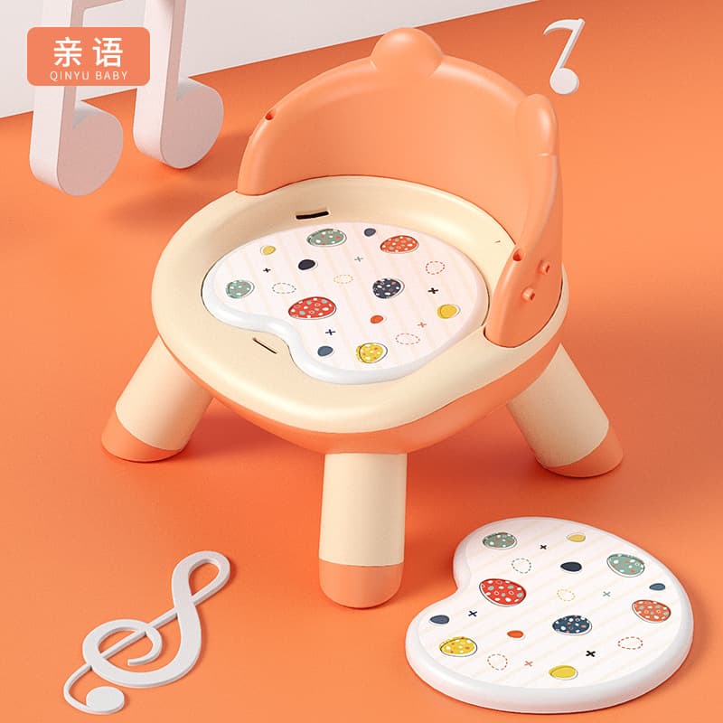(Wholesale), children's universal sofa for feeding, plastic cartoon highchair for home use 3