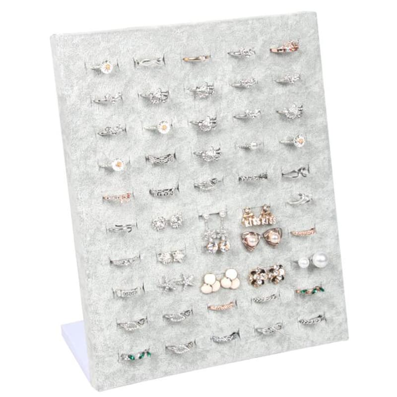 Earrings, stand, ring 5
