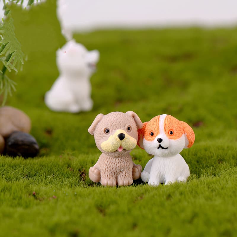 Small cute creative realistic cartoon resin decor for living room, decorative accessory 3