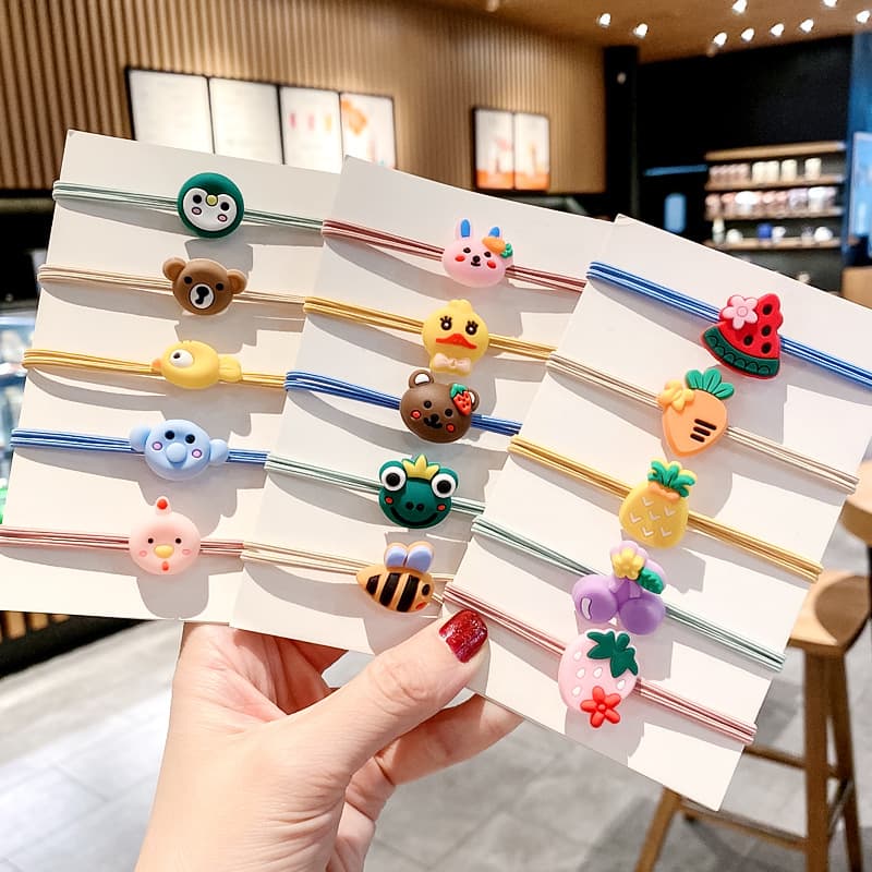 (Wholesale), hair rope, cute cartoon hair accessory, Korean style 2