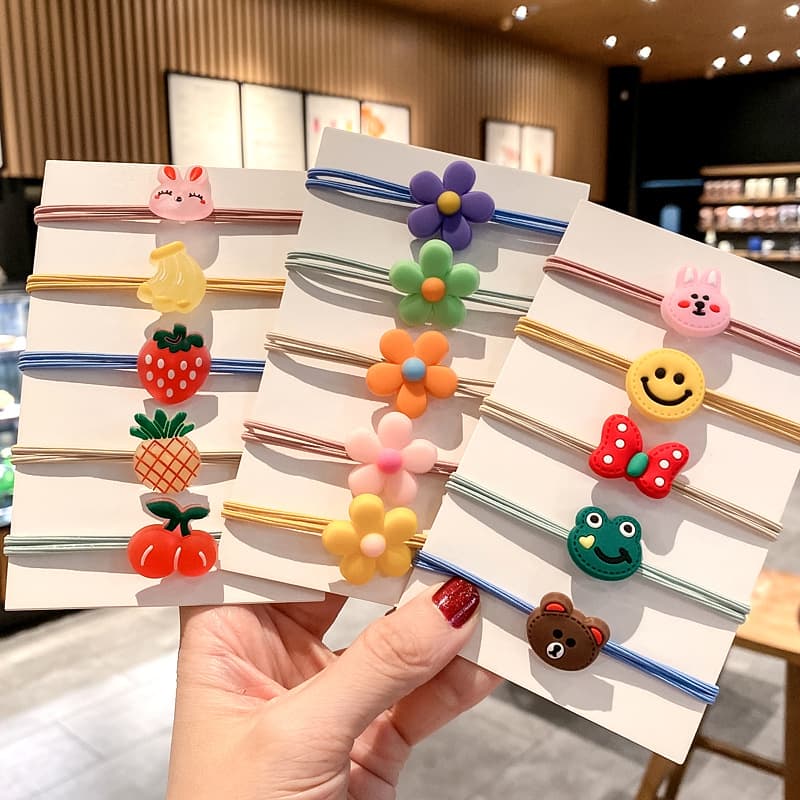 (Wholesale), hair rope, cute cartoon hair accessory, Korean style 3