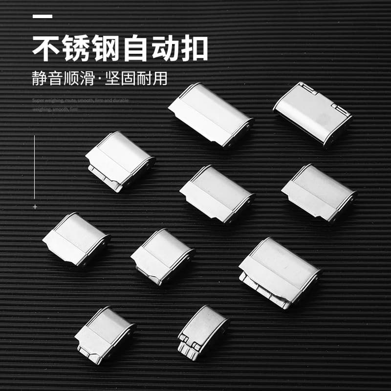 Single guarantee hanging buckle jewelry buckle 304 stainless steel buckle automatic buckle butterfly buckle hardware buckle 304 stainless steel versatile