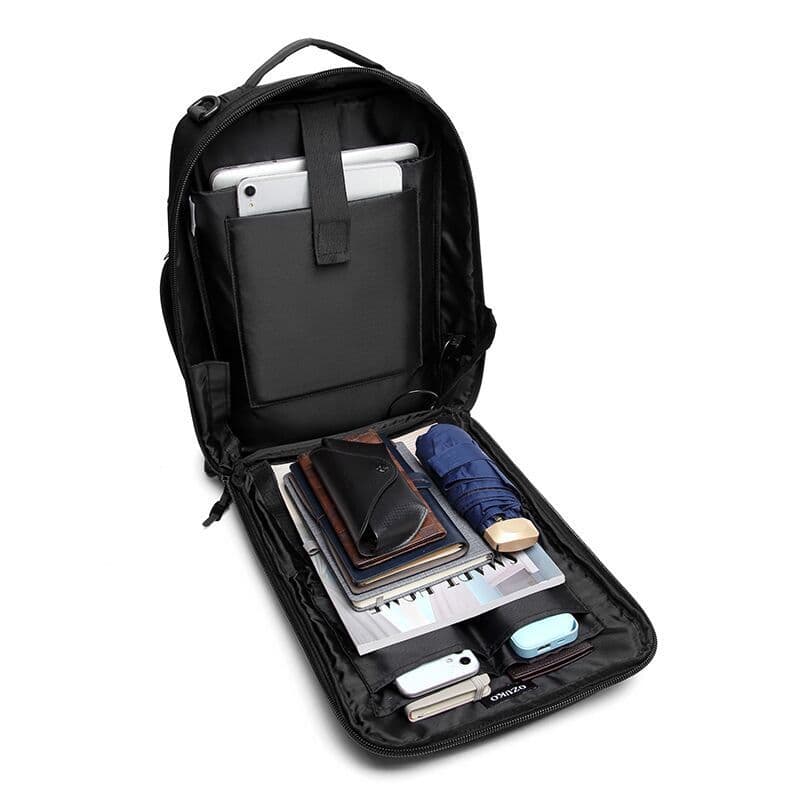 OZUKO Backpack, handheld waterproof laptop, business version, worn on the shoulder, for students 5