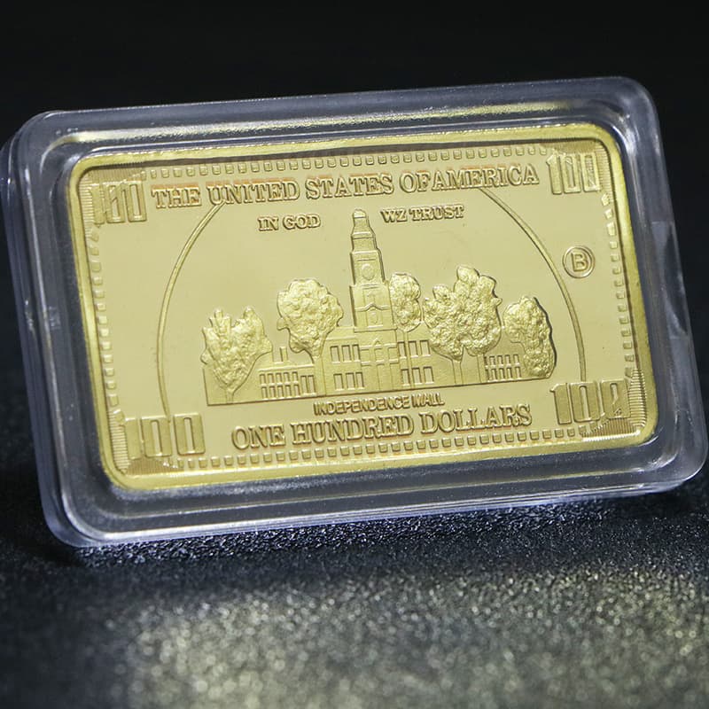 Bar, square commemorative coins, USA 5
