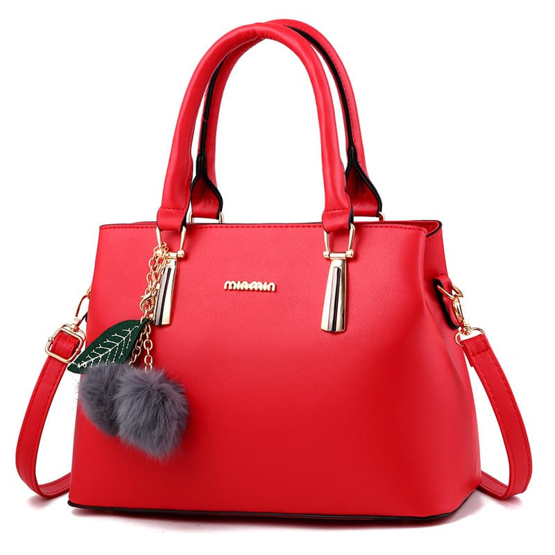 Women's Casual Leather Handbag Shoulder Bag 9