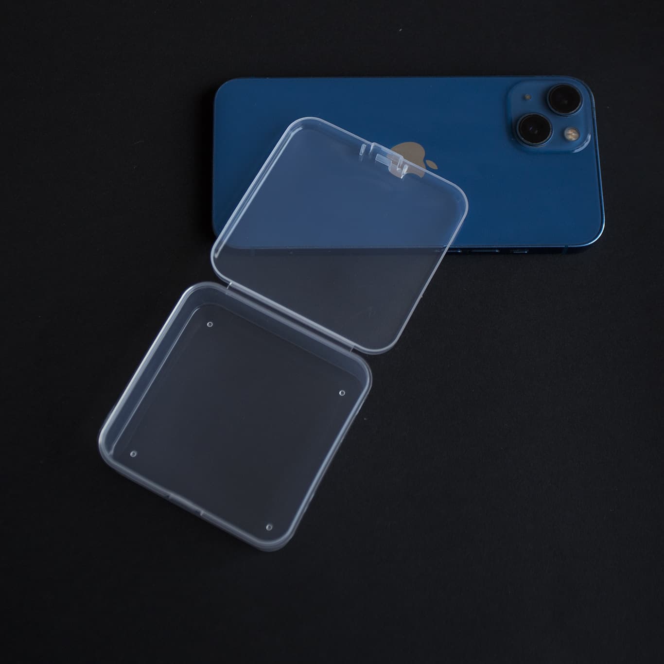 6.5cm square PP box small box transparent plastic box parts industrial product small product packaging plastic box 3