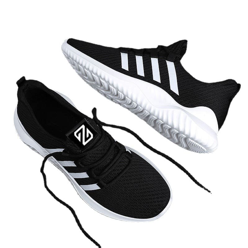 Men's breathable sports running sneakers, white sneakers, universal comfortable casual footwear, dropshipping available 5