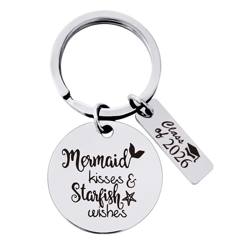 (Cross-border trading), keychain stainless steel, European style, Birthday gift 3