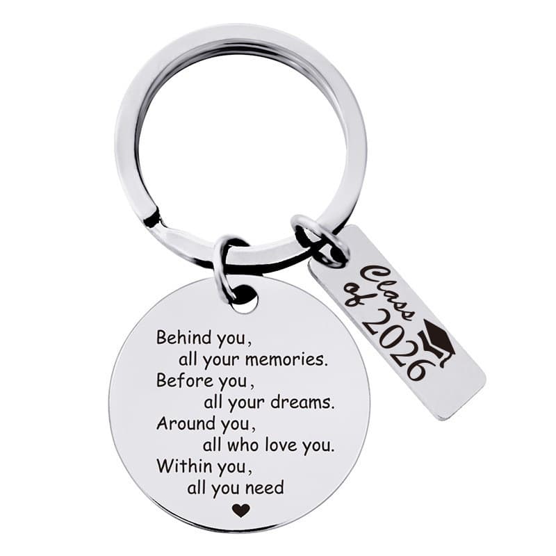 (Cross-border trading), keychain stainless steel, European style, Birthday gift 5