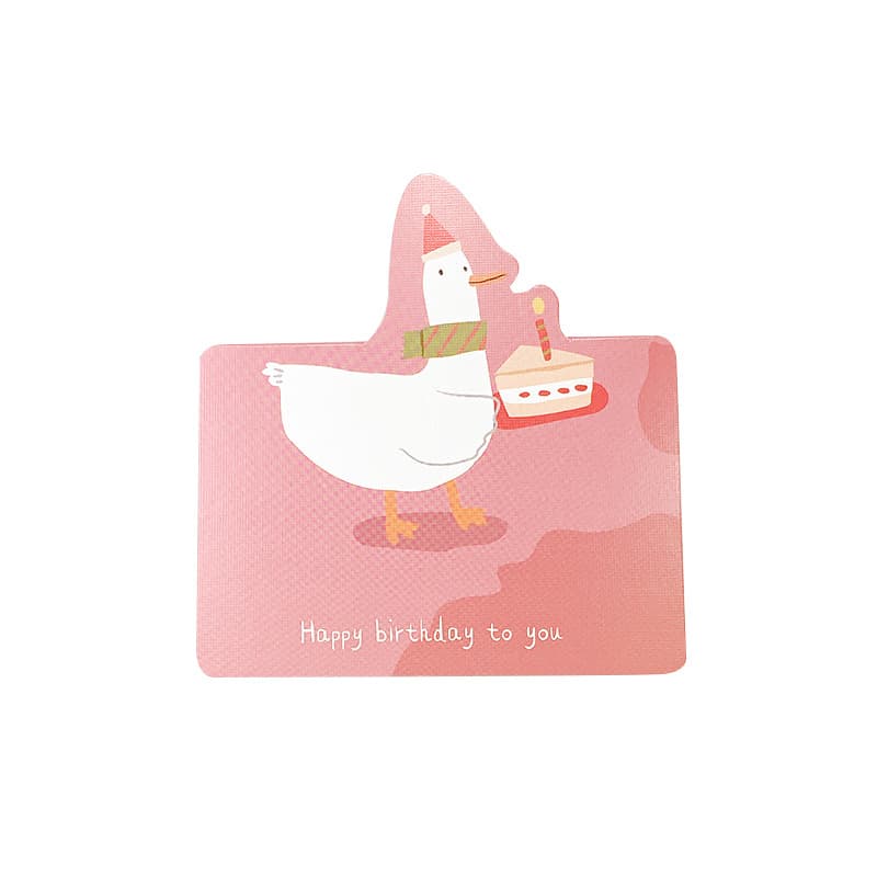 Cartoon New Year Valentine's Day Creative Little Card Love Card Card Wedding Card Blessing Message Card 5
