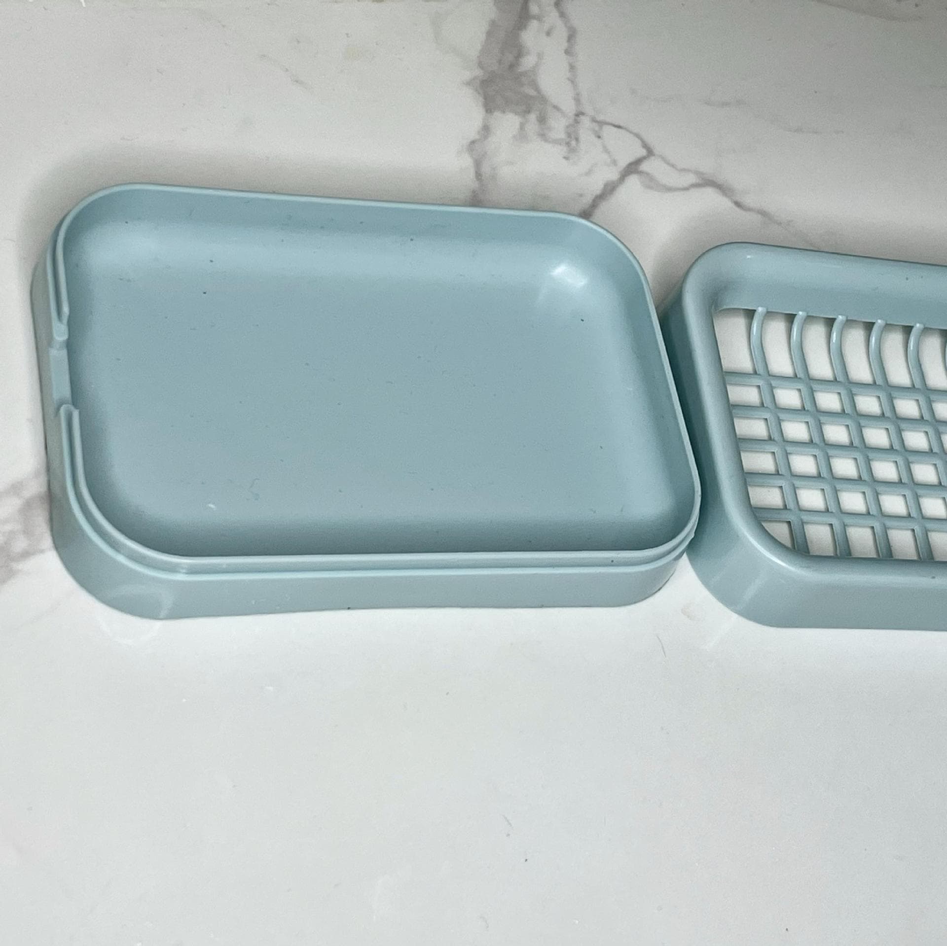(Wholesale), soap holder, double-layer drying rack, handheld plastic laundry soap 3