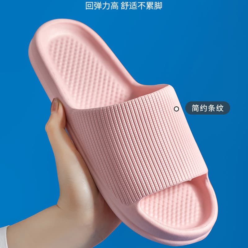 (Wholesale), home indoor non-slip women's slippers platform, soft sole 3