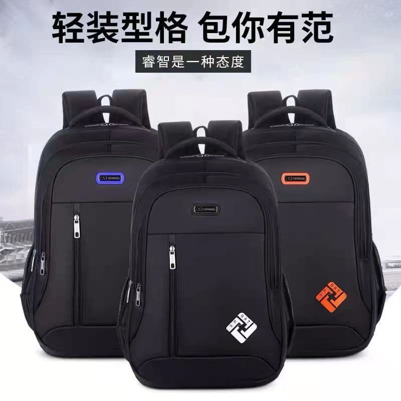 Capacious school bag for students, trend backpack, laptop, direct factory sales, Korean style, for secondary school, business version 2