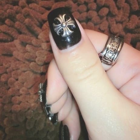 (Wholesale), nail decoration, hair mesh, hexagonal accessories for nails, internet celebrity, punk style 4