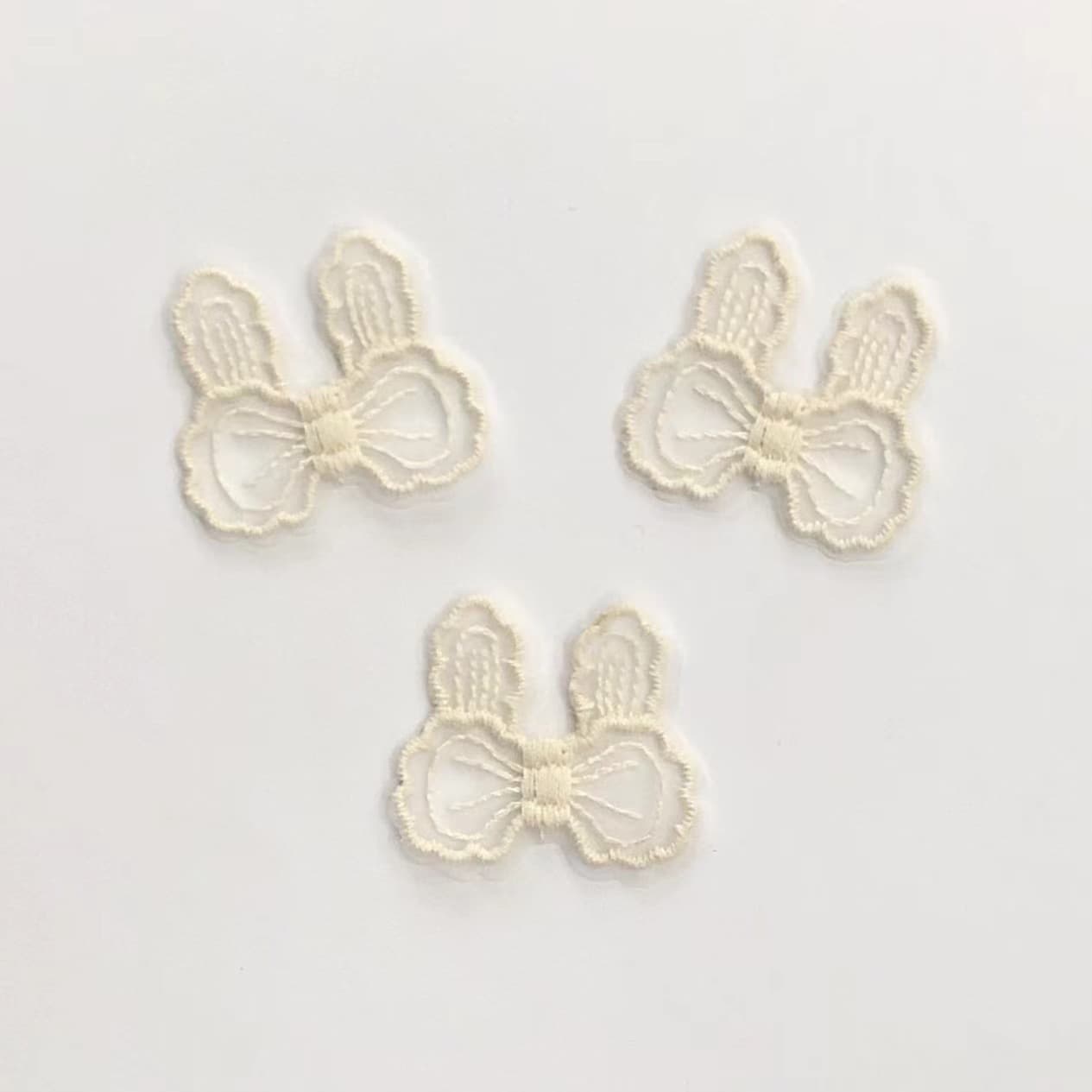 Bow tie, cute accessories, with embroidery, Korean style, children's clothing, DIY 3