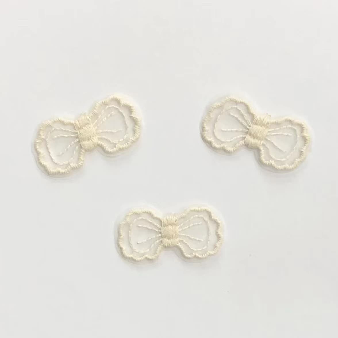 Bow tie, cute accessories, with embroidery, Korean style, children's clothing, DIY 5