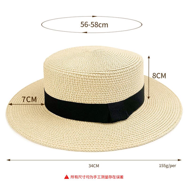 Beach summer straw sun hat for men and women, European style, 21 colors 2