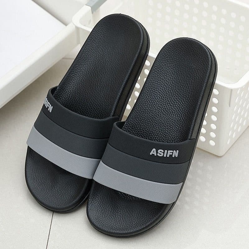 Fashionable non-slip men's slippers to go out, women's slippers for men and women, for beloved, Korean style, suitable for outdoor wear 3