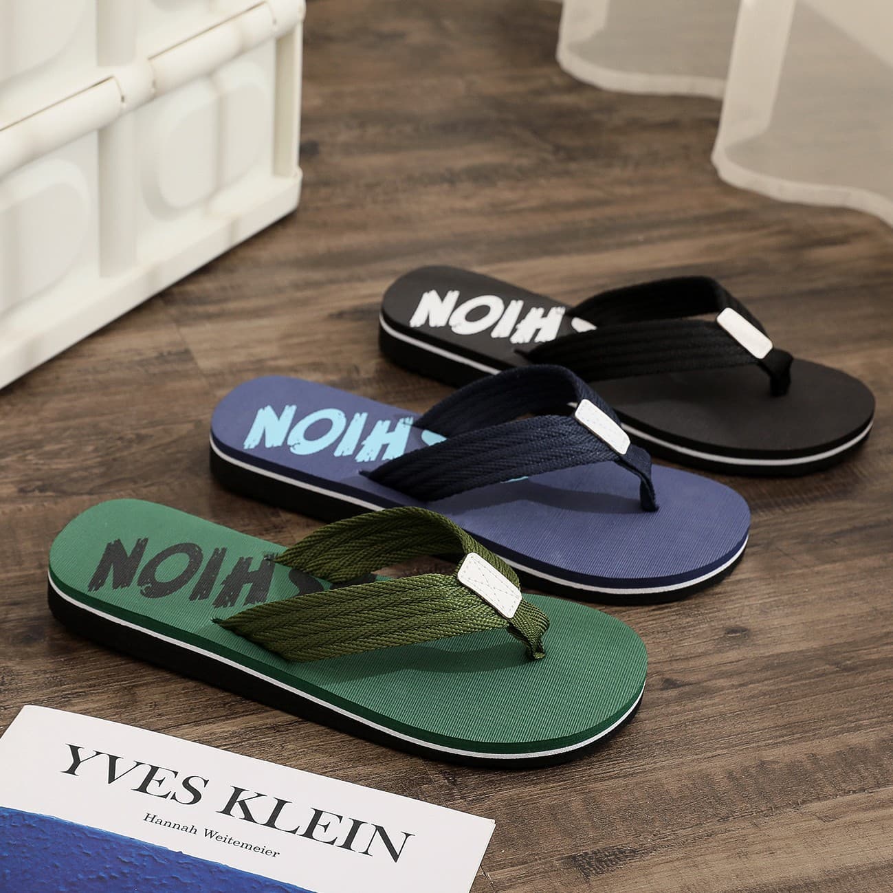 (Cross-border trading), fashionable flip flops, summer trend beach slippers, city style, European style 3