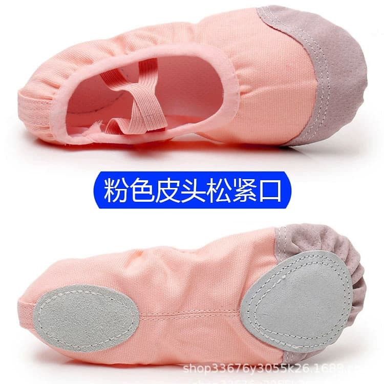 Children's warm ballet shoes with shoelaces, soft sole 4