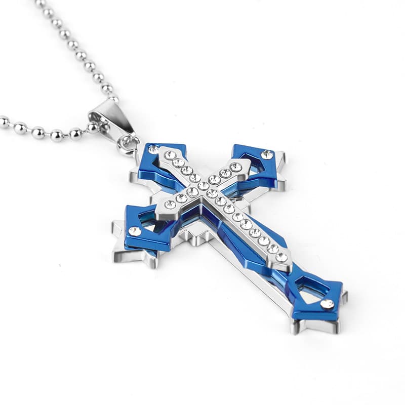 (Wholesale), men's fashionable accessory, black pendant, necklace, Collection Year 2026, European style 5