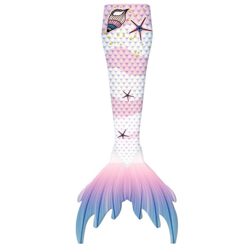 Summer children's swimwear, tube top, small princess costume, "fish tail" cut 4