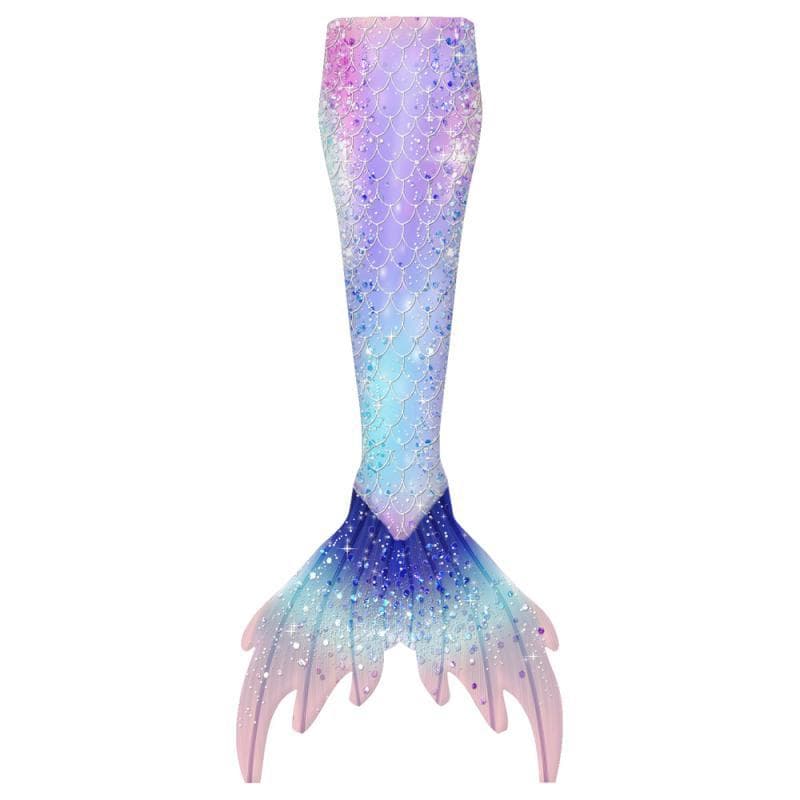 Summer children's swimwear, tube top, small princess costume, "fish tail" cut 5