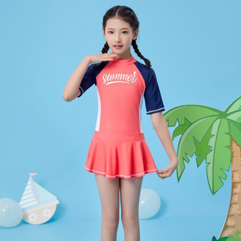 Children's swimwear for swimming for students, for teenagers, sun protection 3