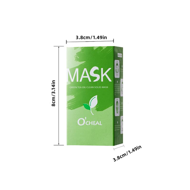 (Cross-border trading), moisturizing face mask with green tea, pore cleansing 4