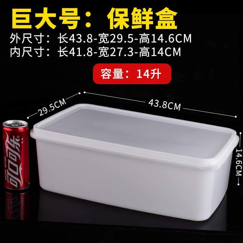 Capacious rectangular plastic cooled storage box 4