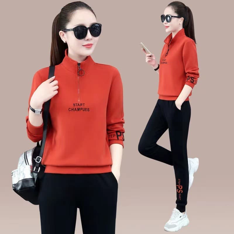 Trend set, sweatshirt, autumn sports suit, 2022 collection, loose fit 3