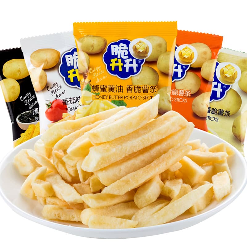 Free shipping, crispy leaping fries 20g crispy honey butter tomato original fries casual snacks and snacks wholesale 4