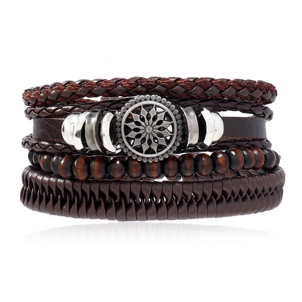 (Cross-border trading), (Wholesale), women's accessory, men's woven bracelet handmade, jewelry, European style, simple and elegant design 3
