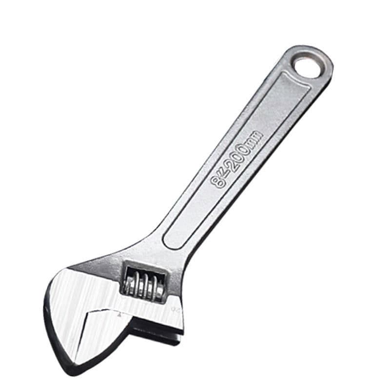 Adjustable wrench Industrial grade 8-inch large opening universal adjustable wrench ultra-high hardness household adjustable wrench wholesale 5